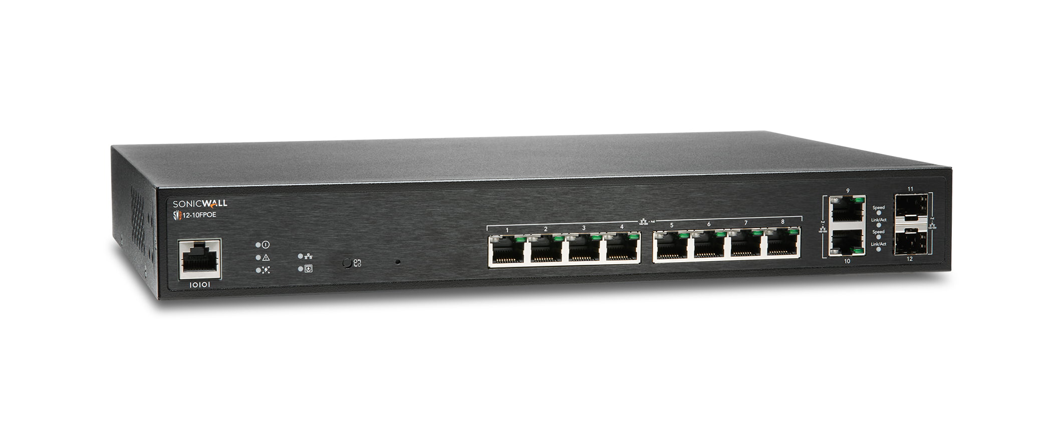 ソニックウォール SonicWall SWS12-8POE Network Security Switch (02