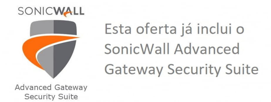 SONICWALL NSA3650 + ADVANCED GATEWAY SECURITY